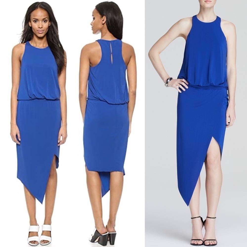 Elizabeth and James Blouson Rowan Asymmetric Dress